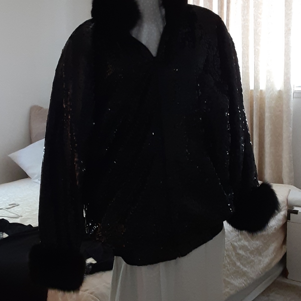 Jacquet all palliette custom vintage no tag medium